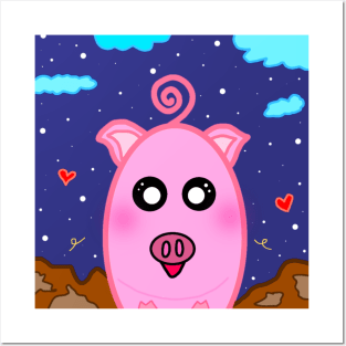 Piggy piggy Posters and Art